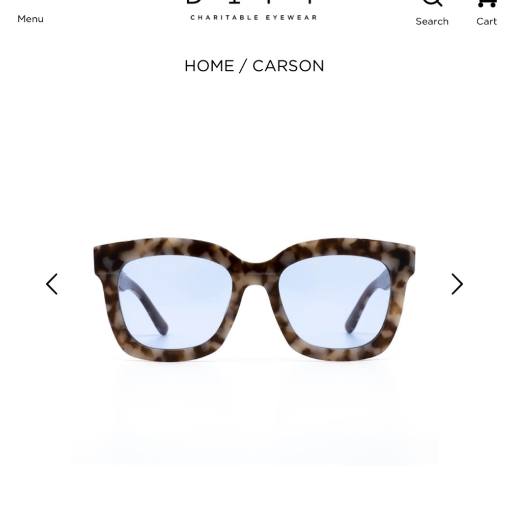 Diff sunglasses, tortoise shell NIB